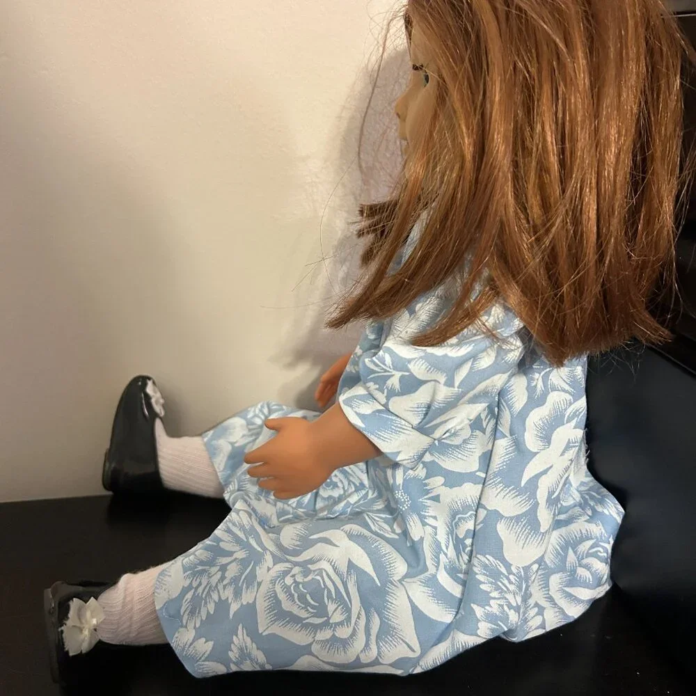 PLEASANT COMPANY American Girl 18" Doll with Homemade Dress - Picture 5 of 11